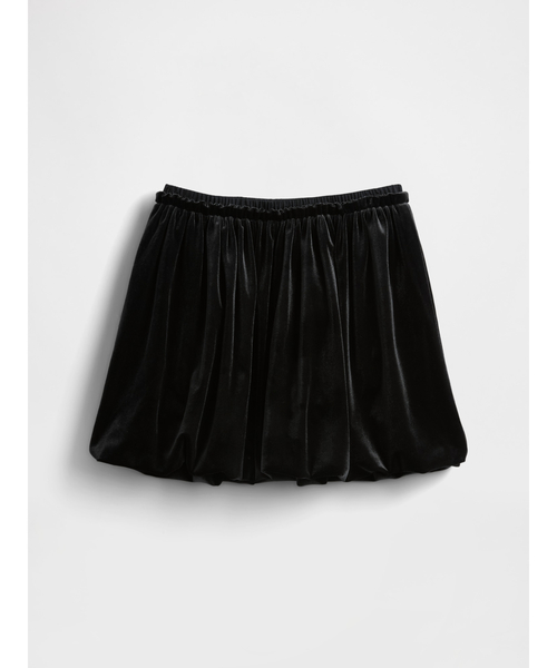 GAP（ギャップ）の「ベロア バブルスカート (キッズ)（スカート・キッズ・ブラック・120cm/130cm/140cm/150cm/160cm/110cm）」の4枚目の写真