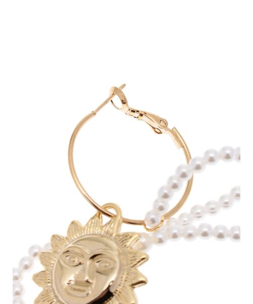 EVRIS（エヴリス）の「RIBBON SUNNY MOTIF ピアス（ピアス（両耳用）・レディース・シルバー/ゴールド・FREE）」の9枚目の写真