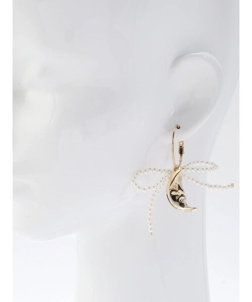 EVRIS（エヴリス）の「RIBBON SUNNY MOTIF ピアス（ピアス（両耳用）・レディース・シルバー/ゴールド・FREE）」の10枚目の写真