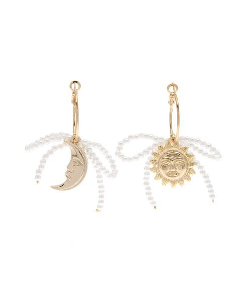 EVRIS（エヴリス）の「RIBBON SUNNY MOTIF ピアス（ピアス（両耳用）・レディース・シルバー/ゴールド・FREE）」の13枚目の写真