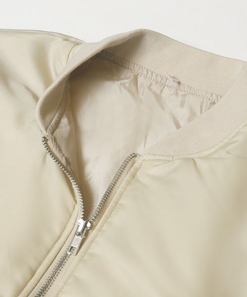 coca（coca）（コカ）の「ペプラムヘムMA-1（MA-1・レディース・カーキ/ライトベージュ・L/M）」の16枚目の写真