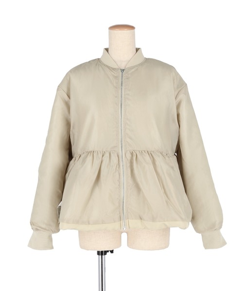 coca（coca）（コカ）の「ペプラムヘムMA-1（MA-1・レディース・カーキ/ライトベージュ・L/M）」の19枚目の写真