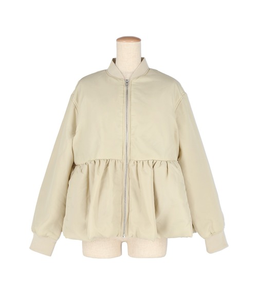 coca（coca）（コカ）の「ペプラムヘムMA-1（MA-1・レディース・カーキ/ライトベージュ・L/M）」の21枚目の写真