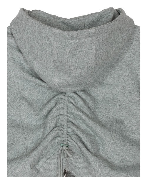 Ameri♡ VOLUME GATHERED ZIP UP HOODIE VOLUME GATHERED ZIP UP HOODIE