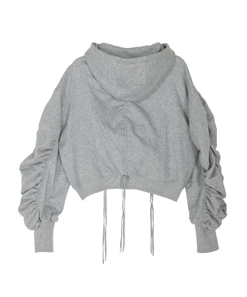 Ameri♡ VOLUME GATHERED ZIP UP HOODIE VOLUME GATHERED ZIP UP HOODIE（パーカー）｜Ameri（アメリ）の