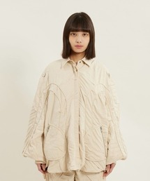 Seivson（セイヴソン）の「《Traces》Seivson Cyber Structured Pleat Jacket（その他アウター）」