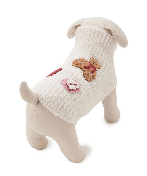 セール】【CAT&DOG】ベビモコベアサガラ刺繍プルオーバー（ペット