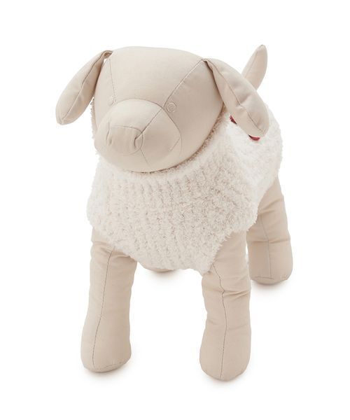 gelato pique（ジェラートピケ）の「【CAT&DOG】ベビモコベアサガラ刺繍プルオーバー（ペットウェア・レディース・アイボリー/ピンク/ネイビー・S/M/L）」の19枚目の写真