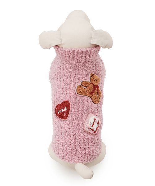 セール】【CAT&DOG】ベビモコベアサガラ刺繍プルオーバー（ペット
