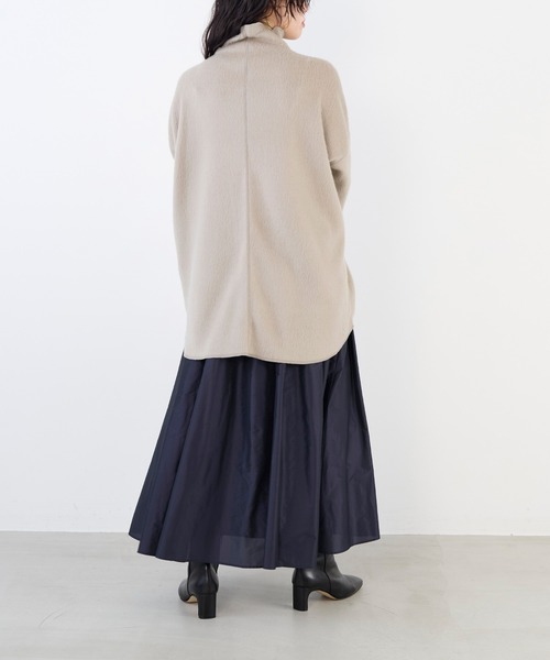 MICA&DEAL(マイカ&ディール)の「タックギャザーメモリースカート(スカート・レディース・イエロー/ネイビー/グリーン・FREE)」の13枚目の写真