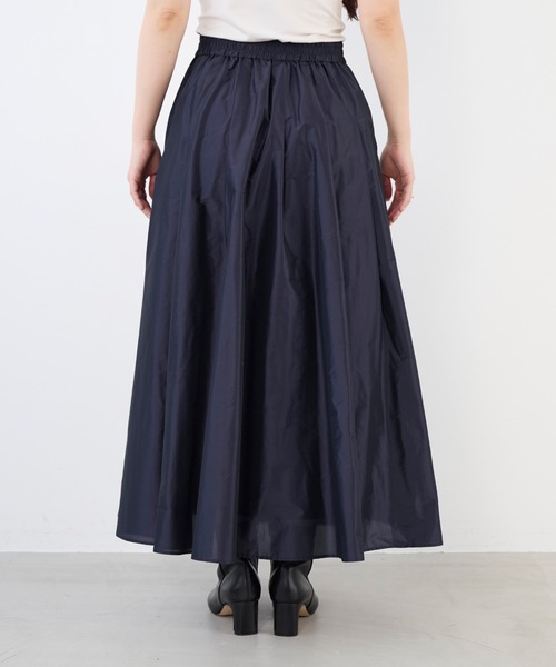 MICA&DEAL(マイカ&ディール)の「タックギャザーメモリースカート(スカート・レディース・イエロー/ネイビー/グリーン・FREE)」の17枚目の写真