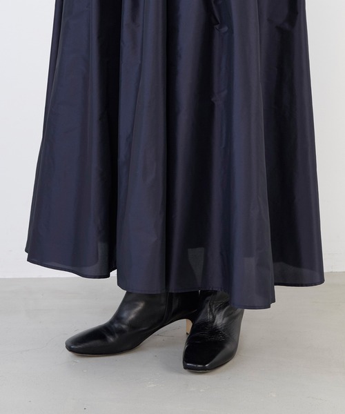 MICA&DEAL(マイカ&ディール)の「タックギャザーメモリースカート(スカート・レディース・イエロー/ネイビー/グリーン・FREE)」の20枚目の写真