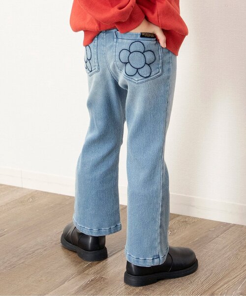 BREEZE（ブリーズ）の「【微起毛/ストレッチ】あったかフレアエブリパンツ_ジュニア対応（その他パンツ・キッズ・イエロー/レッド/ブルー/ブラック/サックスブルー・100/80/90/110/120/130/140）」の3枚目の写真