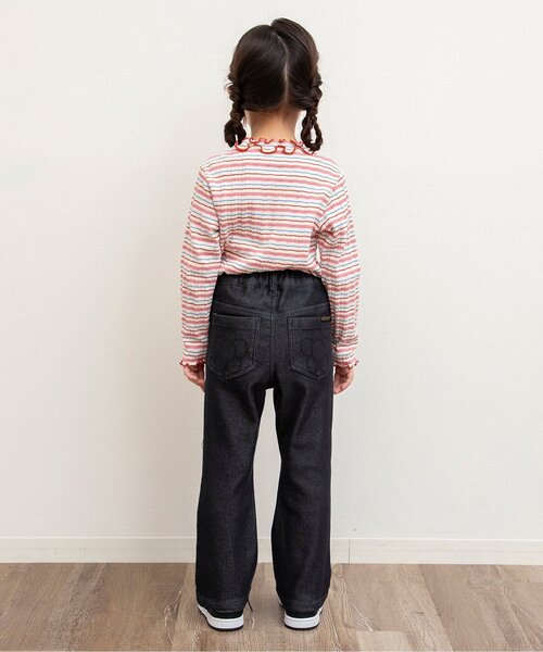 BREEZE（ブリーズ）の「【微起毛/ストレッチ】あったかフレアエブリパンツ_ジュニア対応（その他パンツ・キッズ・イエロー/レッド/ブルー/ブラック/サックスブルー・100/80/90/110/120/130/140）」の7枚目の写真