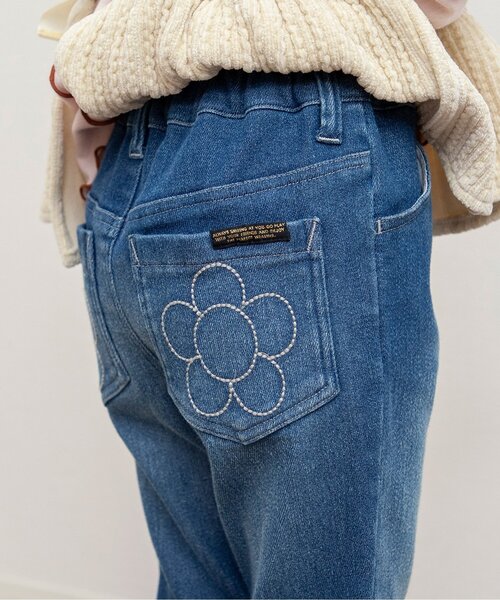 BREEZE（ブリーズ）の「【微起毛/ストレッチ】あったかフレアエブリパンツ_ジュニア対応（その他パンツ・キッズ・イエロー/レッド/ブルー/ブラック/サックスブルー・100/80/90/110/120/130/140）」の11枚目の写真