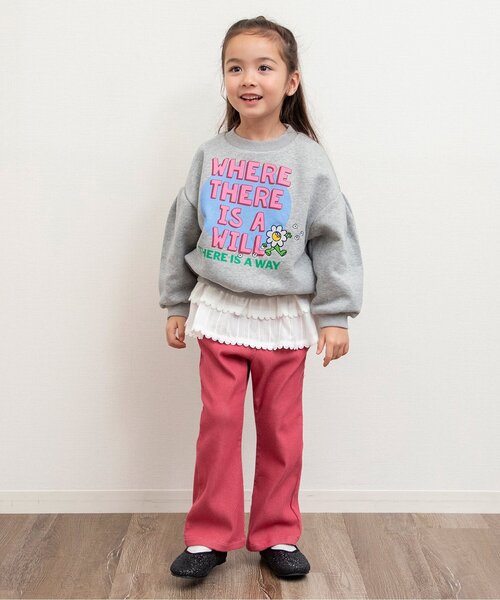 BREEZE（ブリーズ）の「【微起毛/ストレッチ】あったかフレアエブリパンツ_ジュニア対応（その他パンツ・キッズ・イエロー/レッド/ブルー/ブラック/サックスブルー・100/80/90/110/120/130/140）」の13枚目の写真