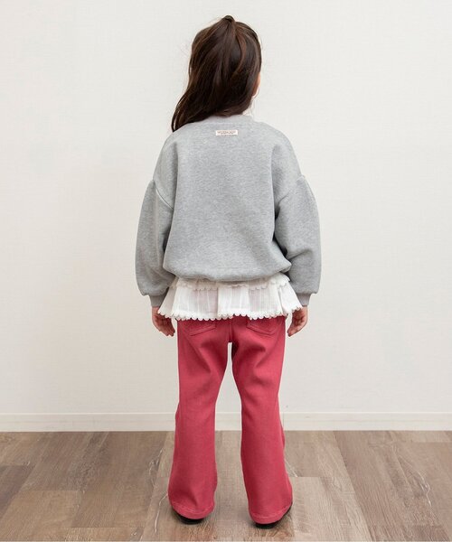 BREEZE（ブリーズ）の「【微起毛/ストレッチ】あったかフレアエブリパンツ_ジュニア対応（その他パンツ・キッズ・イエロー/レッド/ブルー/ブラック/サックスブルー・100/80/90/110/120/130/140）」の14枚目の写真