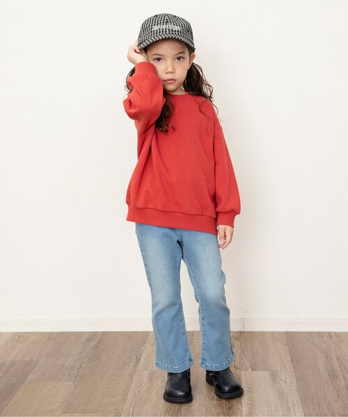 BREEZE（ブリーズ）の「【微起毛/ストレッチ】あったかフレアエブリパンツ_ジュニア対応（その他パンツ・キッズ・イエロー/レッド/ブルー/ブラック/サックスブルー・100/80/90/110/120/130/140）」の15枚目の写真