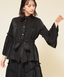 Sunauna | 【COLLECTION LINE】フレアスリーブブラウス(シャツ/ブラウス)