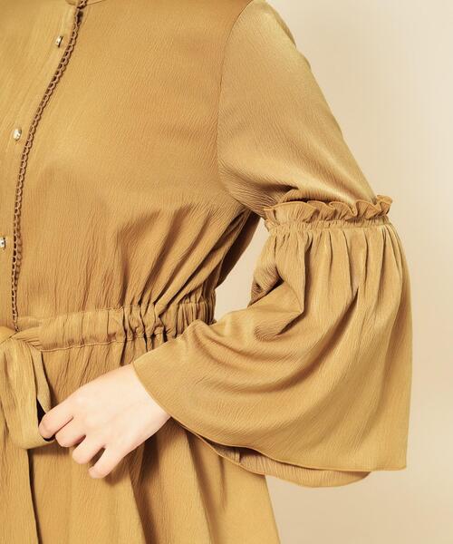 Sunauna（スーナウーナ）の「【COLLECTION LINE】フレアスリーブブラウス（シャツ/ブラウス・レディース・ベージュ/ブラック・38/40）」の16枚目の写真