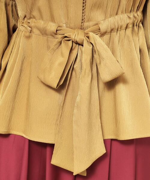 Sunauna（スーナウーナ）の「【COLLECTION LINE】フレアスリーブブラウス（シャツ/ブラウス・レディース・ベージュ/ブラック・38/40）」の17枚目の写真