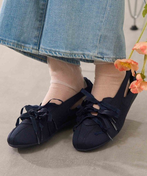 PUMA（プーマ）の「【PUMA】Speedcat Ballet Nova Satin Wns（スニーカー・レディース・ネイビー/ダークオレンジ・24.5cm/24cm/23.5cm/23cm）」の2枚目の写真