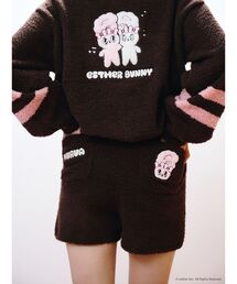 MURUA（ムルーア）の「【Esther Bunny × MURUA】ボアショートパンツ（ルームウェア/パジャマ）」