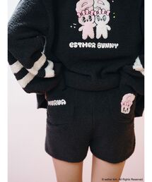 MURUA（ムルーア）の「【Esther Bunny × MURUA】ボアショートパンツ（ルームウェア/パジャマ）」