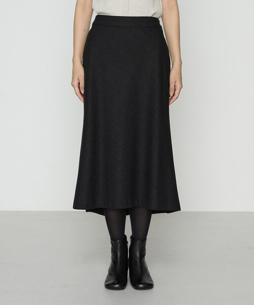 COMME CA（コムサ）の「【セットアップ対応】トリアセウールフラノ スカート（スーツスカート・レディース・チャコール・9号/7号/11号）」の6枚目の写真