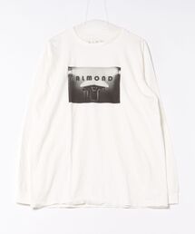 ALMOND（アーモンド）の「FACTORY PHOTO L/S T-SHIRTS/ALMOND アーモンド PHOTO フォトプリント 長袖Tシャツ ロンT カジュアル ストリート スケーター（Tシャツ/カットソー・メンズ）」
