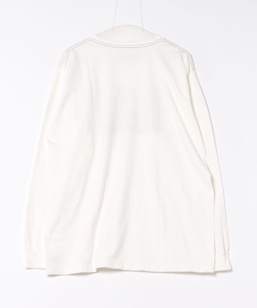 ALMOND（アーモンド）の「FACTORY PHOTO L/S T-SHIRTS/ALMOND アーモンド PHOTO フォトプリント 長袖Tシャツ ロンT カジュアル ストリート スケーター（Tシャツ/カットソー・メンズ・ホワイト・MEDIUM/LARGE/X-LARGE）」の2枚目の写真