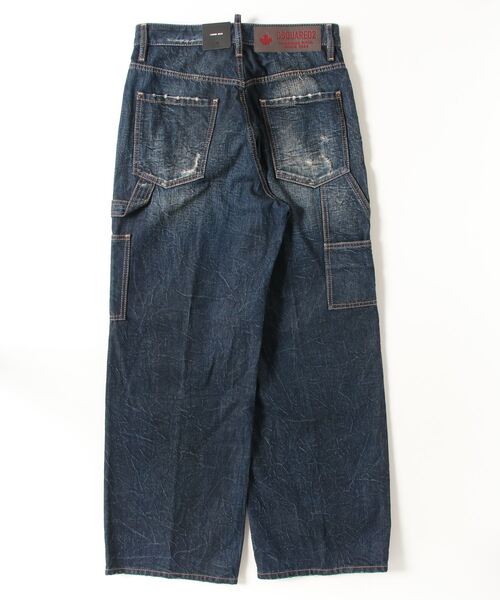 DSQUARED2（ディースクエアード）の「Dark Dust Wash Loose Carpenter Jeans/0252（デニムパンツ・メンズ・ブルー・48/50/46/44）」の2枚目の写真