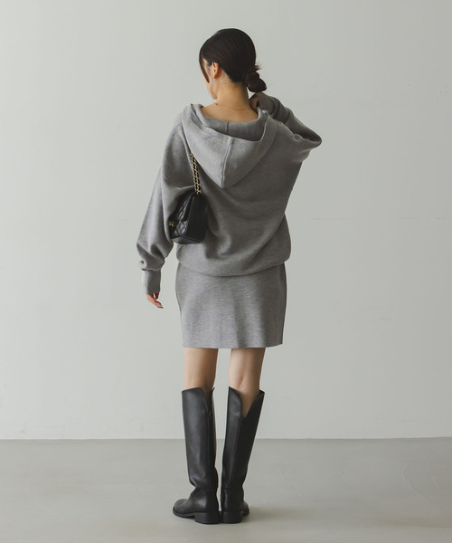 セール】《追加》接結タック編みミニスカート（スカート）｜NOBLE