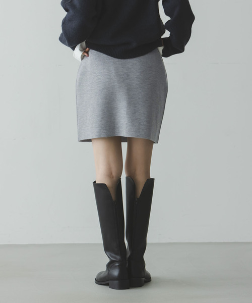 セール】《追加》接結タック編みミニスカート（スカート）｜NOBLE