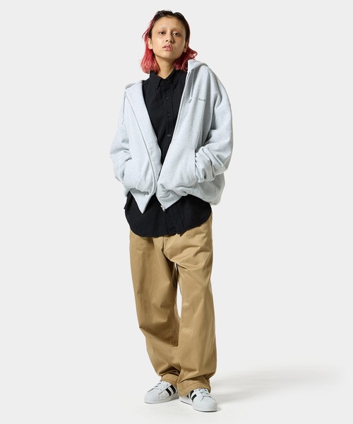 HUF(ハフ)の「HUF eightynine FULL ZIP HOODIE(パーカー・メンズ・アッシュグレー/ブルー/ブラック/ライトピンク・S/M/L/XL/XXL)」の20枚目の写真