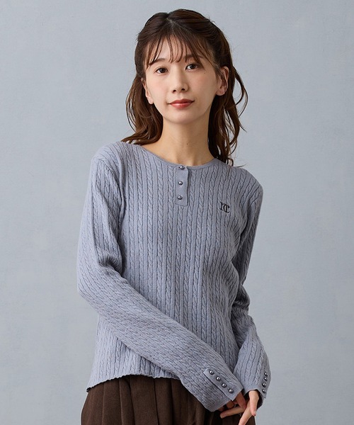 Bibiy. CLUB KNIT クラブニット ニット M グレー セーター Bibiy. CLUB KNIT クラブニット ニット M グレー セーター