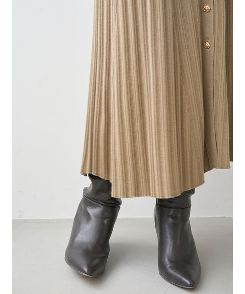 SNIDEL（スナイデル）の「フロントボタンニットワンピース（ワンピース・レディース・ベージュ/マルチ/ライトピンク・F）」の11枚目の写真