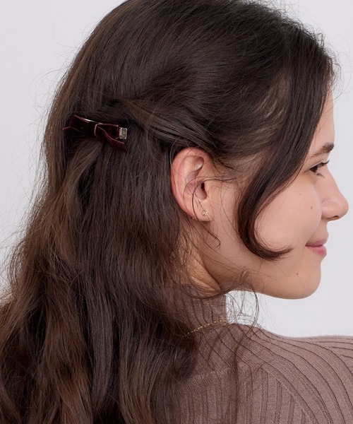 2まで　●ヘアリボン　専用 ヘアクリップ ベロア リボン 2個セット – OSEWAYAオンラインストア