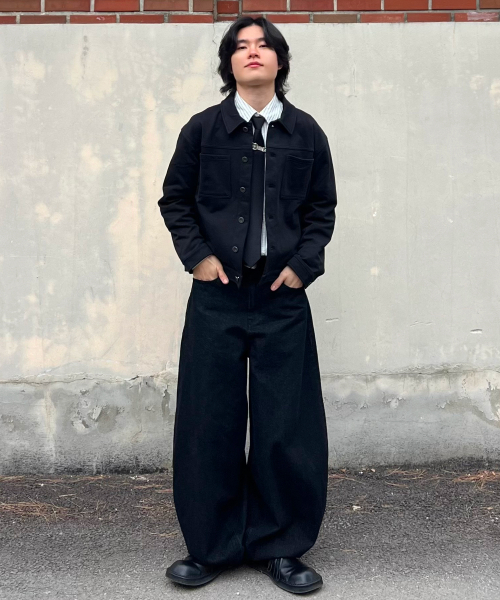 AGOD（エージーオーディー）の「ニットトラッカージャケット[ブラック]（デニムジャケット・レディース・その他・SMALL/MEDIUM/LARGE）」の18枚目の写真