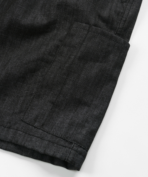 FRIZMWORKS（フリズムワークス）の「BELTED DENIM SHORTS _ BLACK（その他パンツ・メンズ・その他・SMALL/MEDIUM/LARGE/X-LARGE）」の7枚目の写真