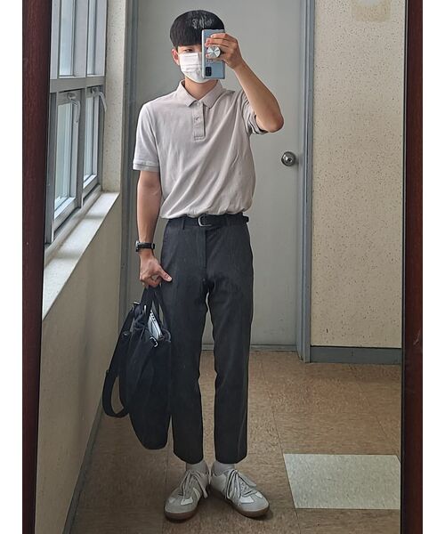 MUSINSA STANDARD(ムシンサスタンダード)の「ベーシックピケポロシャツ【きのこ】(ポロシャツ・メンズ・その他・SMALL/MEDIUM/LARGE/X-LARGE/XX-LARGE/XXX-LARGE)」の6枚目の写真