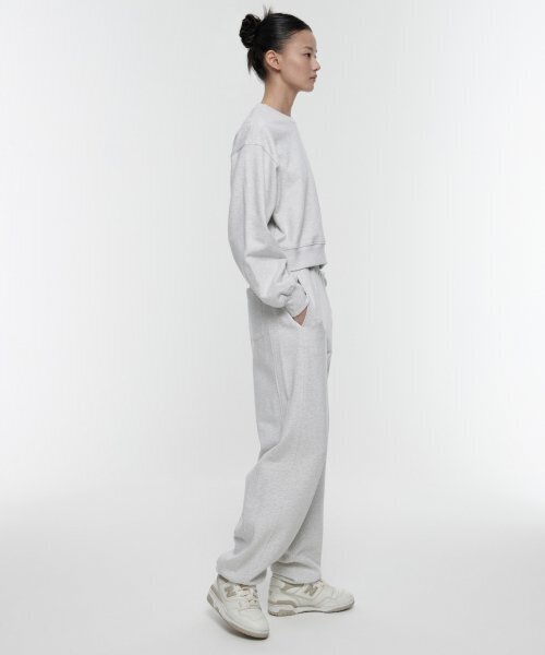 MUSINSA STANDARD WOMAN（ムシンサスタンダードウーマン）の「ウィメンズワイドスウェットパンツ[オートミール]（スウェットパンツ・レディース・その他・SMALL/X-SMALL/MEDIUM/LARGE）」の5枚目の写真