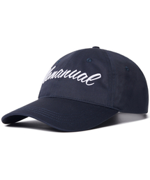 NOMANUAL（NOMANUAL）の「CALLIGRAPHY BALL CAP - DARK NAVY（キャップ）」