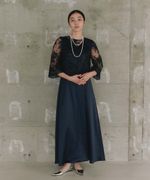 kaene | シャイニーレースレイヤードドレス[eneak](ドレス)