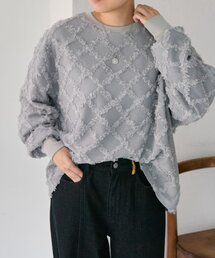 ear PAPILLONNER | シアーレーススウェット【SUM1 STYLE】(Tシャツ/カットソー)