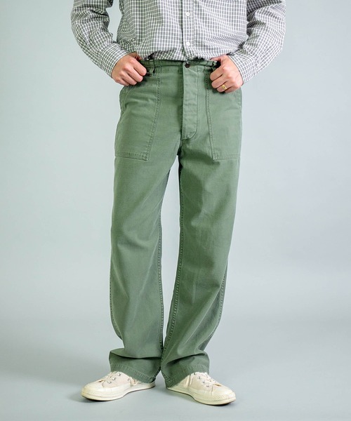 OMNIGOD（オムニゴッド）の「[ OMNIGOD mens / オムニゴッド ] バックサテン US ベイカーパンツ(used)（その他パンツ・メンズ・オリーブ・34inch/32inch/30inch/28inch）」の2枚目の写真