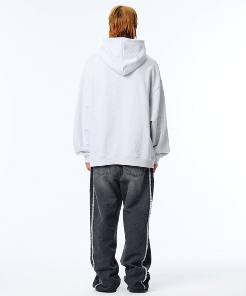 ALAND（エーランド）の「【UNISEX】PHOS333／Rebellion フーディー（スウェット・レディース・ライトグレー/ブラック・LARGE/MEDIUM）」の22枚目の写真