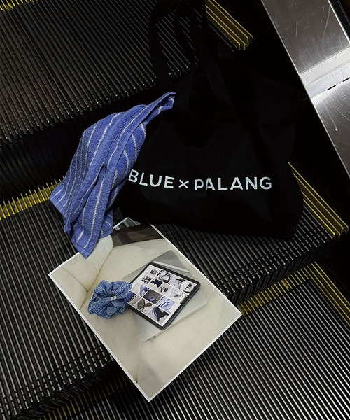 BLUE×PALANG(ブルーパラン)の「LOGO TOTE BAG(トートバッグ・レディース・ブラック/アイボリー・FREE)」の2枚目の写真