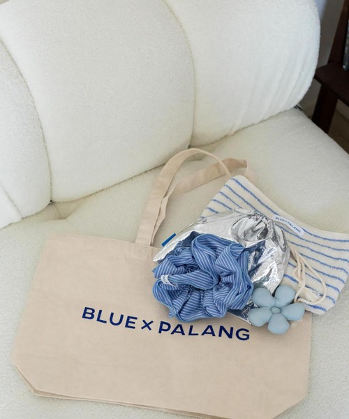 BLUE×PALANG(ブルーパラン)の「LOGO TOTE BAG(トートバッグ・レディース・ブラック/アイボリー・FREE)」の3枚目の写真