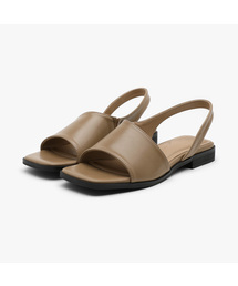 SAPPUN（サプン）の「Kaira Square Side-Open Sandals (2cm)（サンダル）」